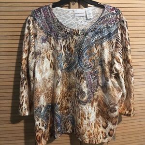 Alfred Dunner Blouse NWT Size XL